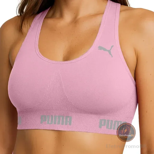 Top Puma Academia Fitness Original Nadador Alta Sustentação
