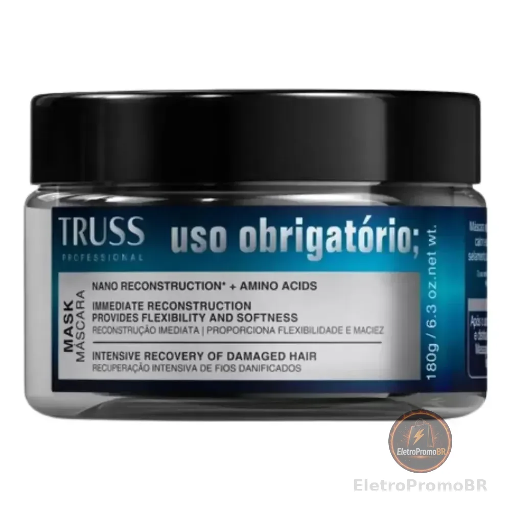 Máscara Capilar Uso Obrigatório Reconstrução Truss 180g