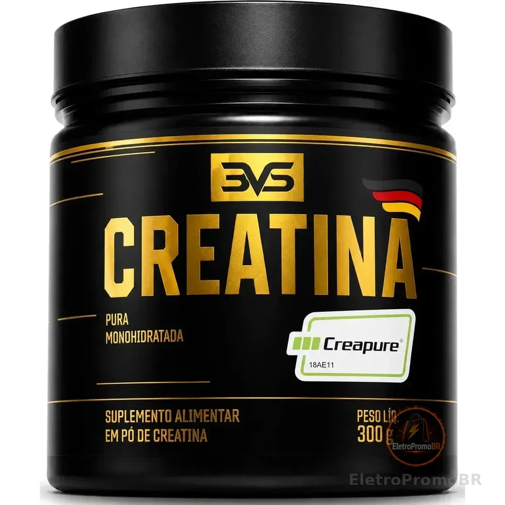 Creatina Creapure® 300g - 100% Pura E Produzida Com Matéria-prima Alemã - 3vs Nutrition