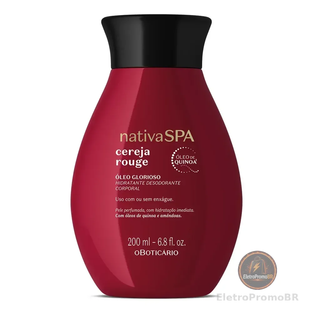 O Boticário Nativa Spa Cereja Rouge Óleo Hidratante Corporal Cereja Rouge
