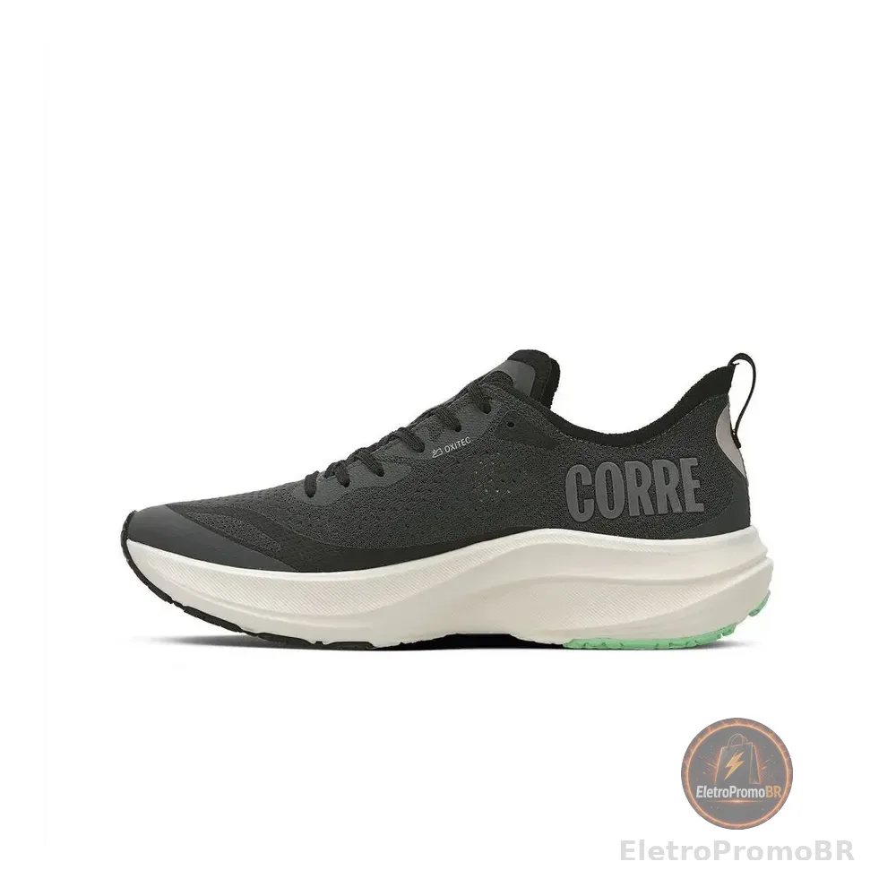Tênis Olympikus Corre 4 Chumbo Unissex Corrida Original Chumbo Lisa 40 Br