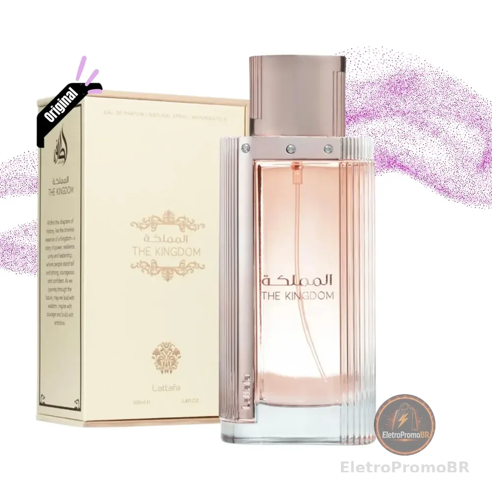 Perfume Árabe Feminino The Kingdom Lattafa 100ml Original Nf