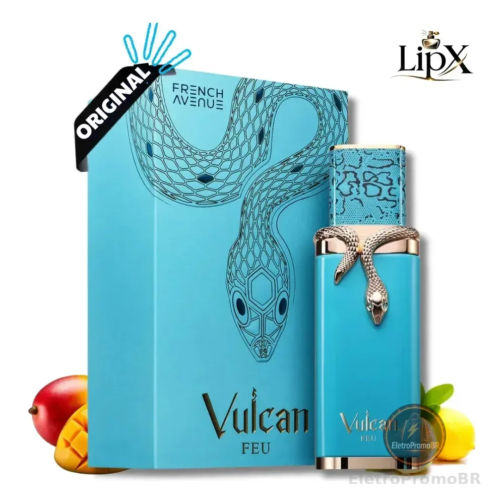 Perfume Árabe Eau De Parfum French Avenue Vulcan Feu 100ml Cítrico Frutado