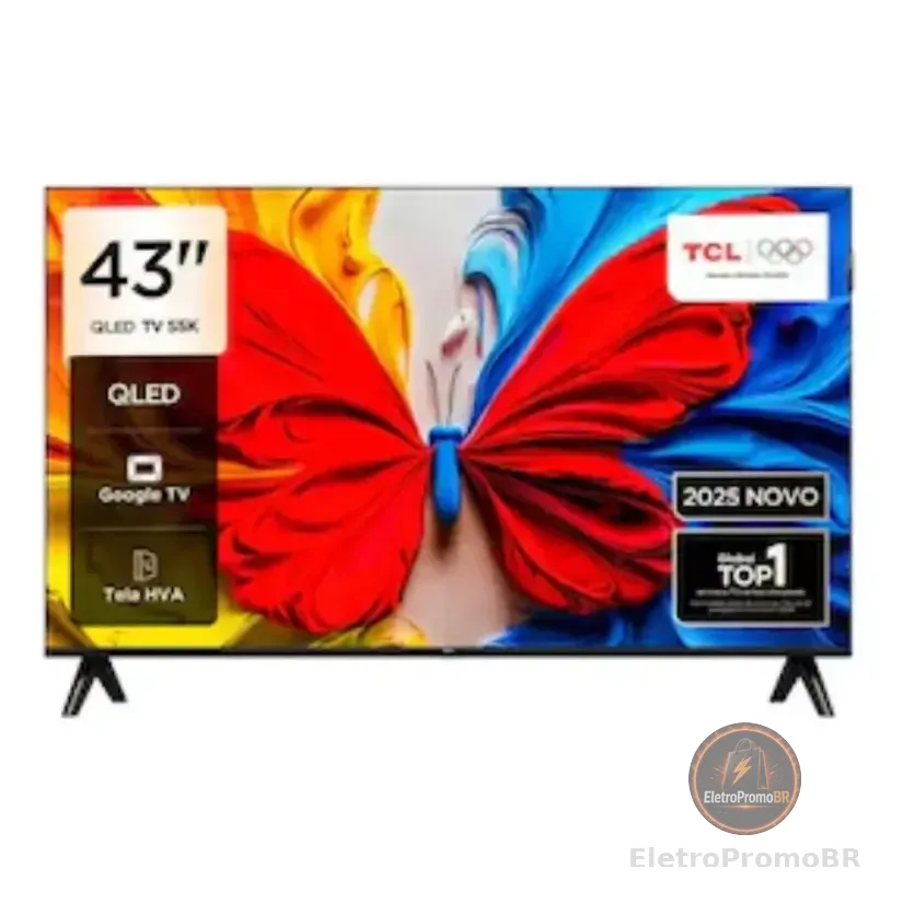 Smart Tv 43 Pol 43s5k Qled Full Hd Google Tv Wi-fi Semp Tcl