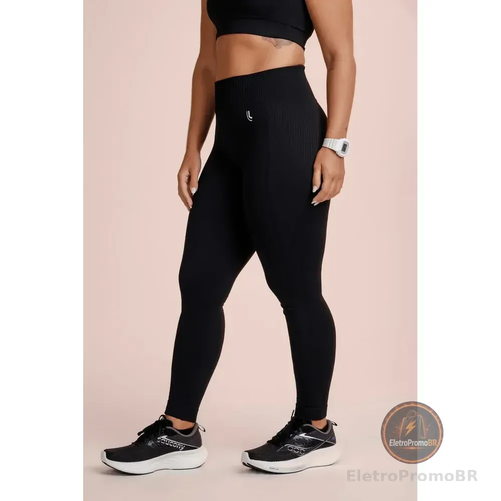 Calça Legging Max Feminina Adulto Lupo Sport Preta 40 - 42