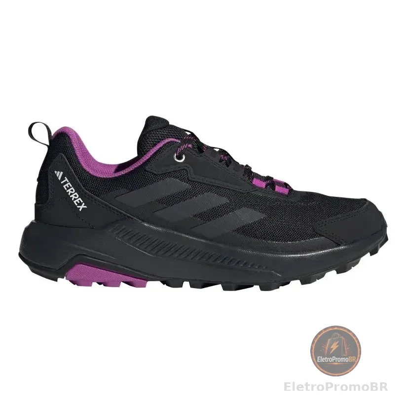 Tênis Terrex Anylander Hiking adidas Preto / Core Black / Carbon / Purple Burst 35 Br