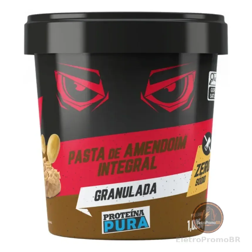 Pasta De Amendoim Integral Granulada 1,005kg Proteina Pura