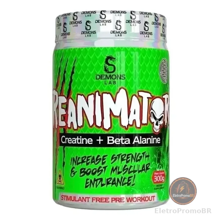 Reanimator Creatina + Beta Alanina 300g - Demons Lab Sem Sabor