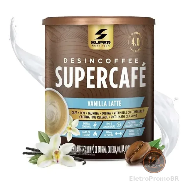 Supercafé Desincoffee Termogênico Vanilla Latte 220g