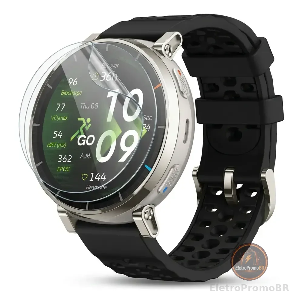 Kit 3 Películas Proteção Tela Para Amazfit Active 3 Premium