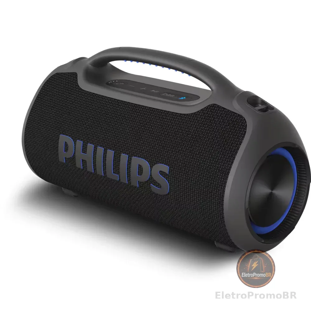 Caixa de Som Portátil Boombeat TAX400B/78 200W Bluetooth Alça Removível Bivolt Philips