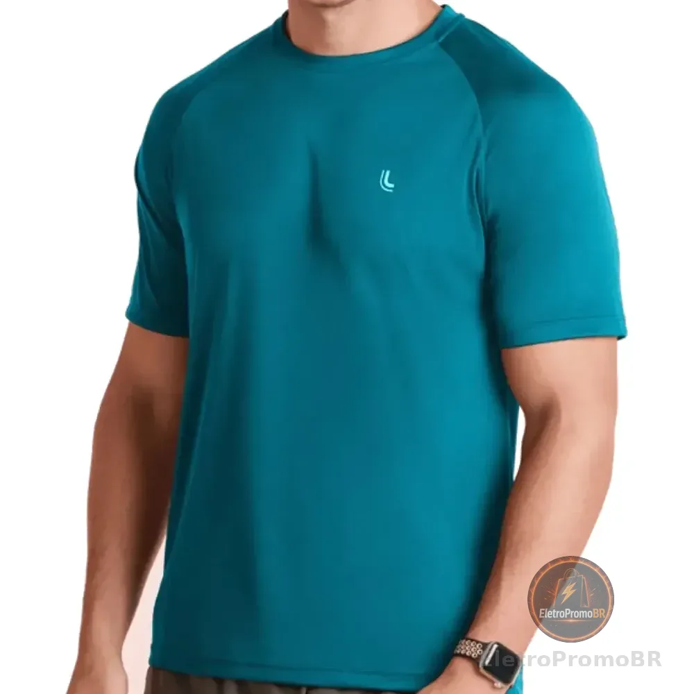 Camiseta Esportiva Lupo Masculina Dry Academia Confortável Verde G