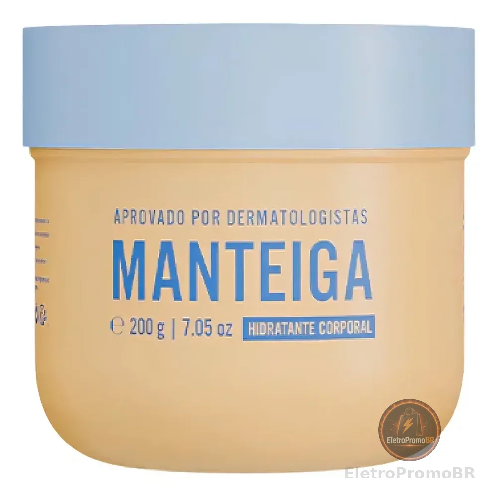 Manteiga Cream Corporal Hidratante Intensiva | Hidratação Prolongada Para Todos Os Tipos De Pele Nutrida E Delicadamente Perfumada 200g Beleza Brasileira