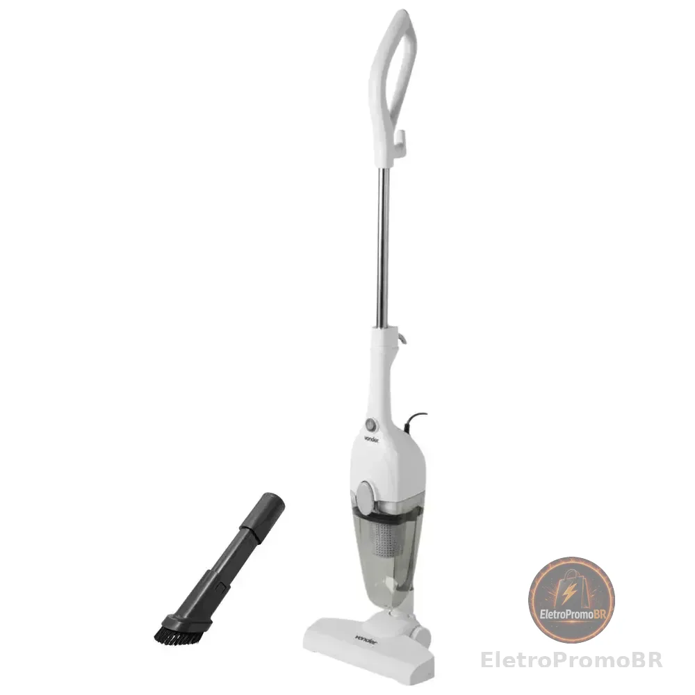 Aspirador De Pó Vertical 1350w 1 Litro Apv1350 Turbo Vonder 110v Branco 127v