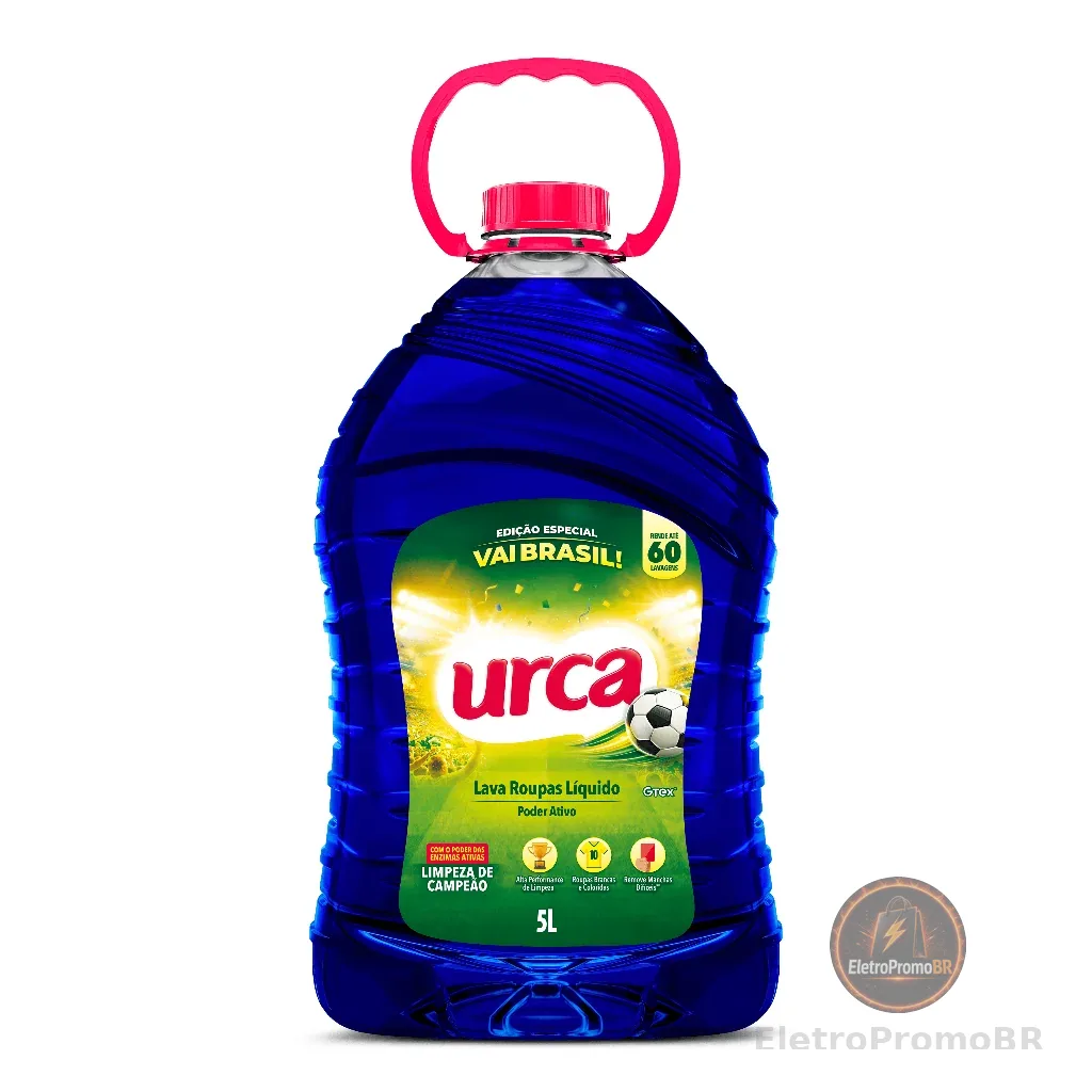 Lava Roupas Liquido Urca Azul - 5l