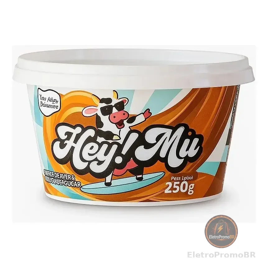 Doce Leite Hey Mo Hey Mu 250g - Dieta Zero Açúcar Cross Fit