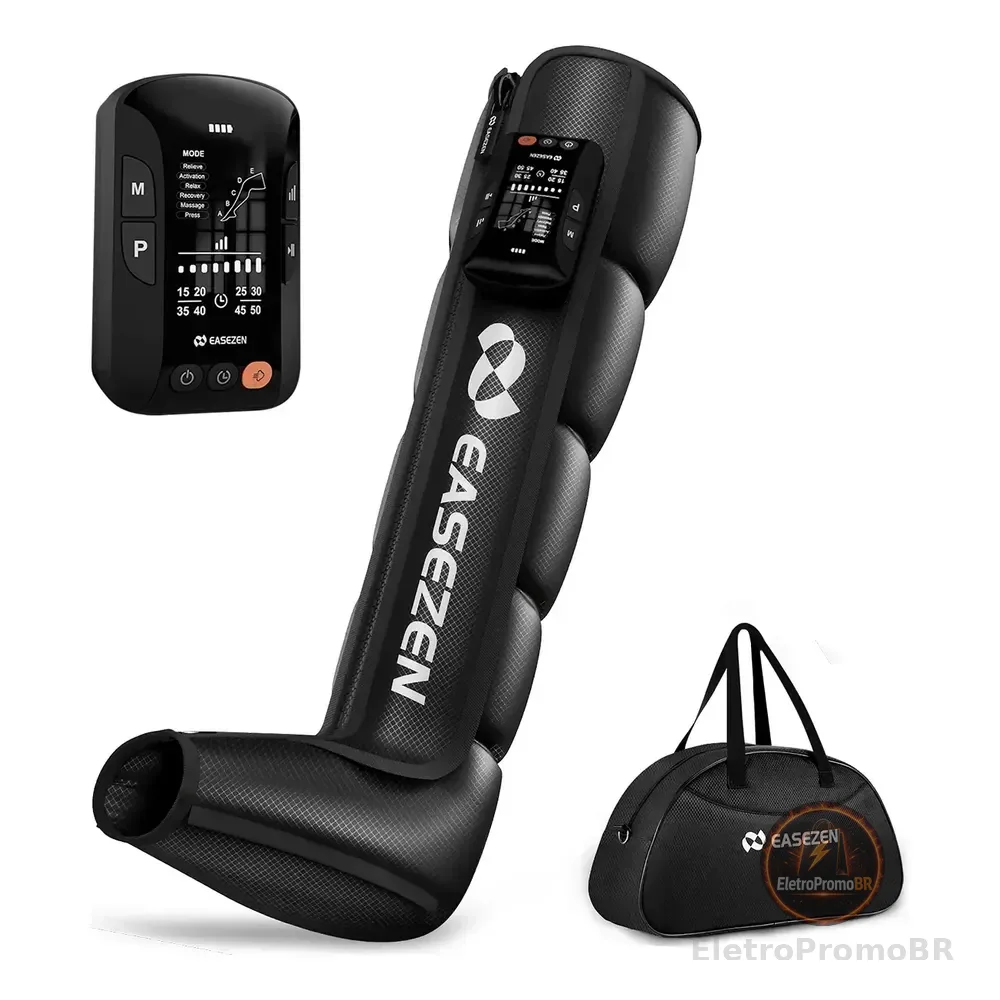 Bota De Compressão Pneumática Sem Fio Massageador Pes