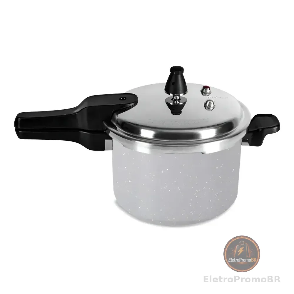 Panela Pressão Fechamento Externo Indução 4,2l Brinox Cor Gris