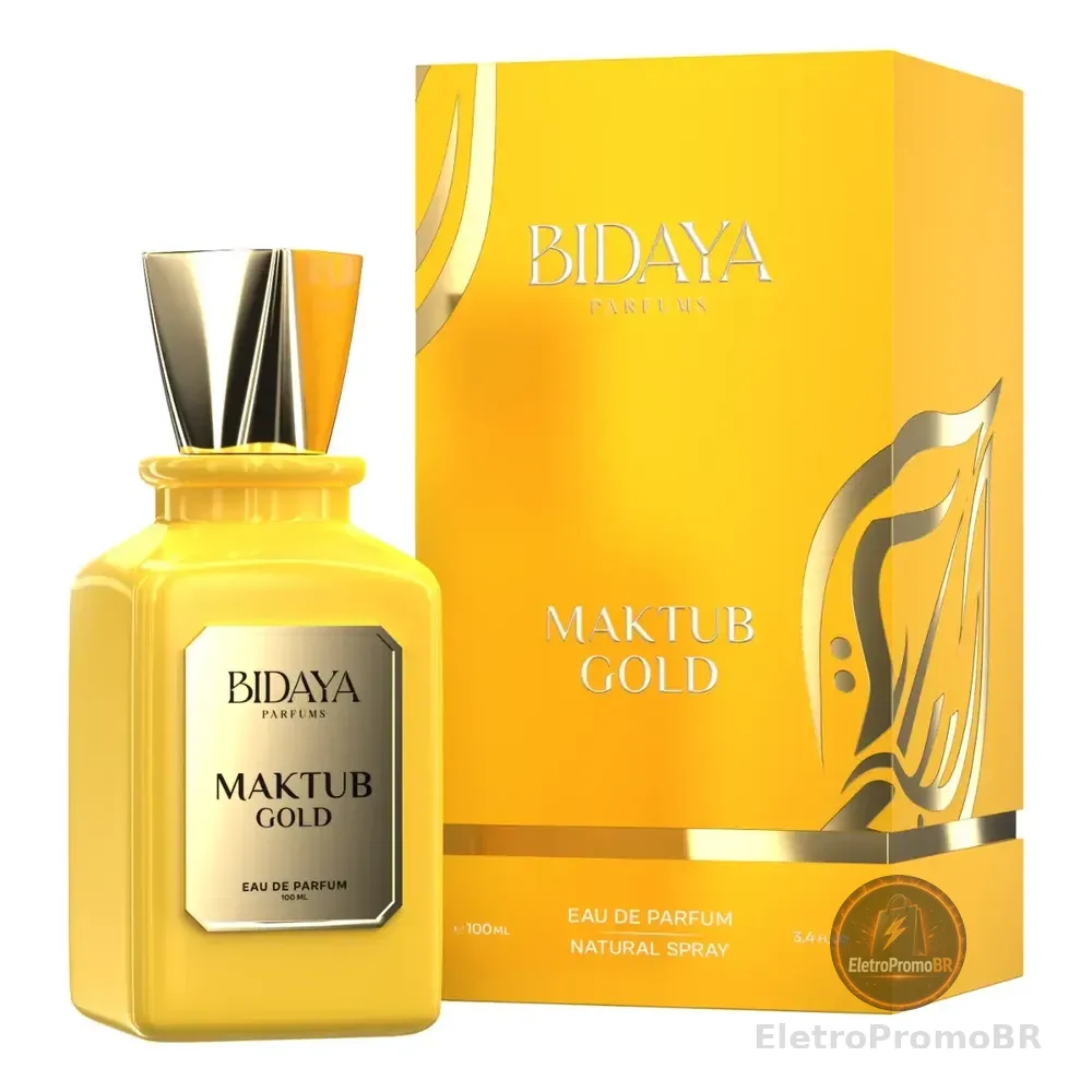 Perfume Árabe Maktub Gold 100ml Bidaya  Eau De Parfum