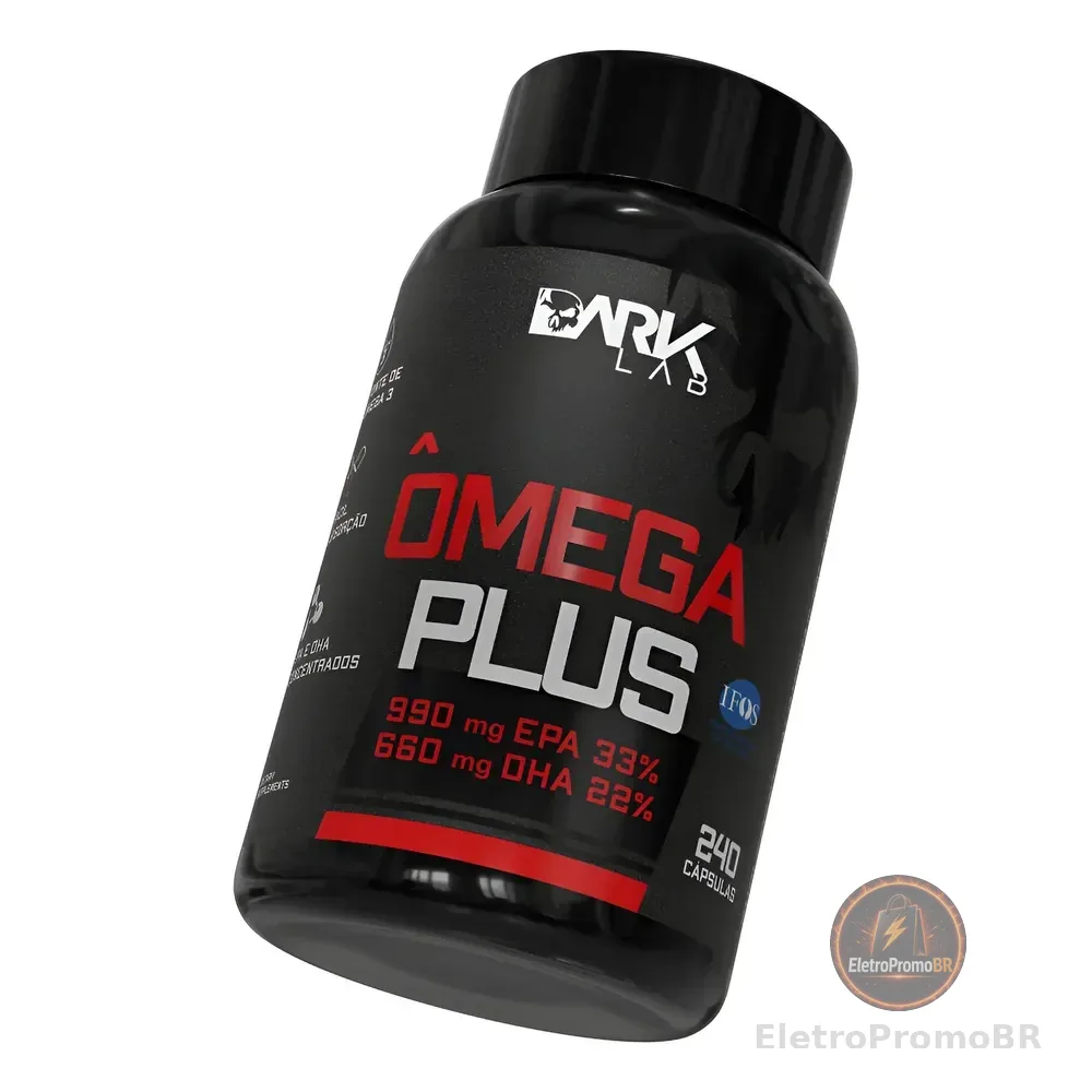 Omega Plus 240 Caps Dark Lab Sem Sabor