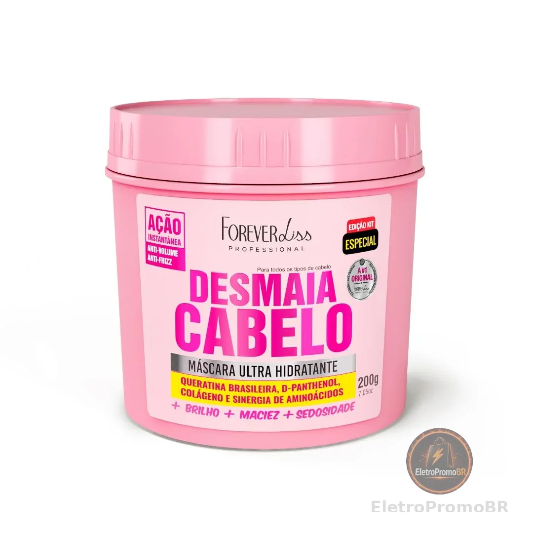 Máscara Desmaia Cabelo Forever Liss 200g