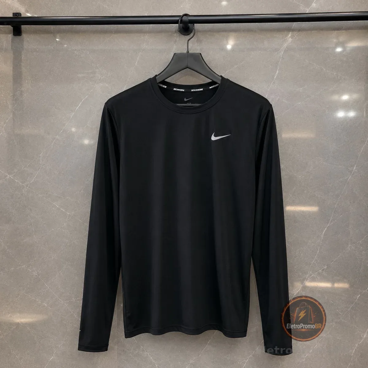 Camiseta Dri Fit Nike Manga Longa Flex Masculina