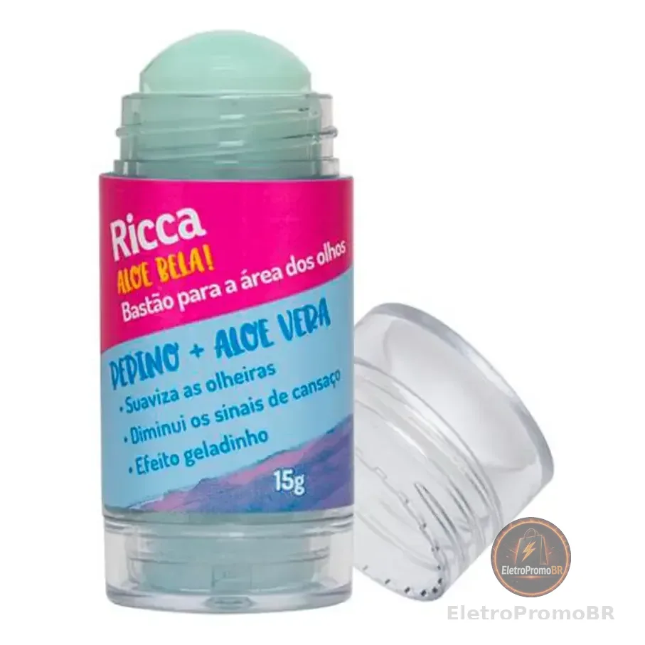 Bastao Para Area Dos Olhos Ricca Belliz Aloe Bela 15g Tipo De Pele Todo Tipo De Pele