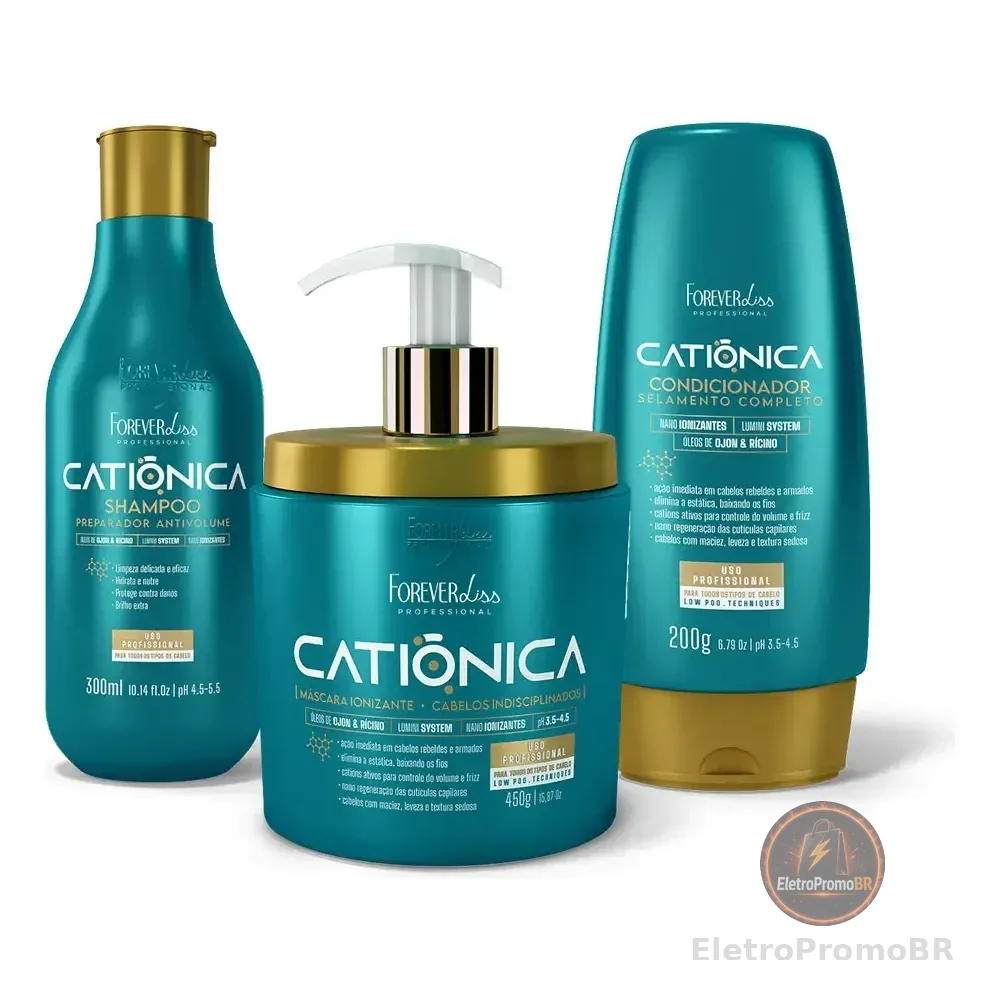Kit Ionizante Catiônica Completa Forever Liss