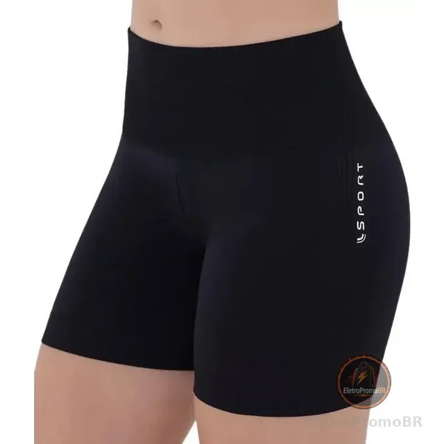 Shorts Legging Feminino Academia Sem Costura Original Lupo