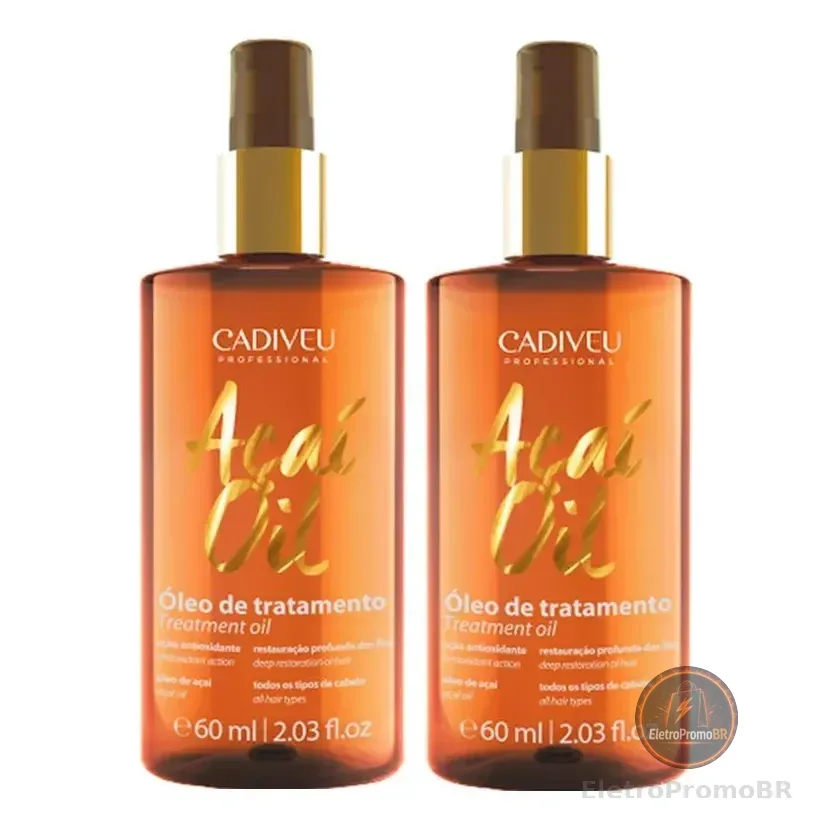 Kit Cadiveu Açaí Oil Óleo Capilar 60ml (2 Unidades)