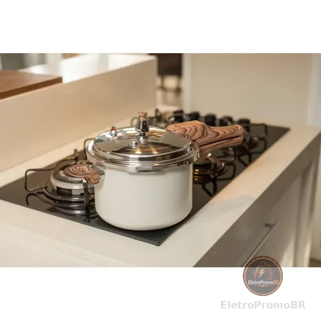 Panela De Pressão Revestimento Ceramico 4,2l Quality House