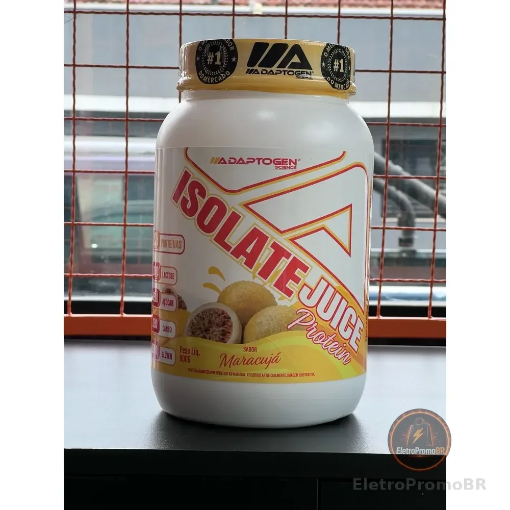 Isolate Juice Protein Adaptogen - Maracujá - Whey Beef Suco Maracujá