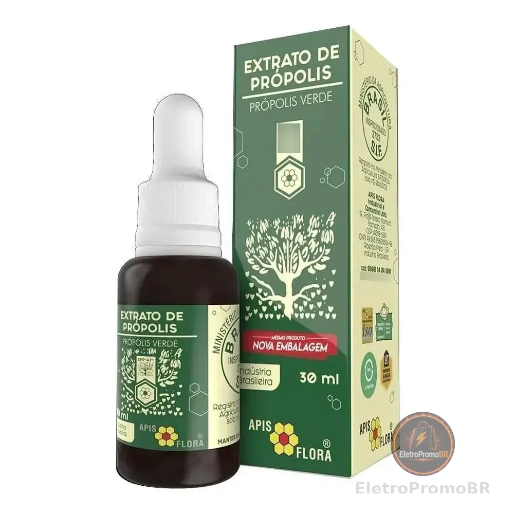 Extrato De Própolis Verde 30ml Apis Flora Sem Sabor