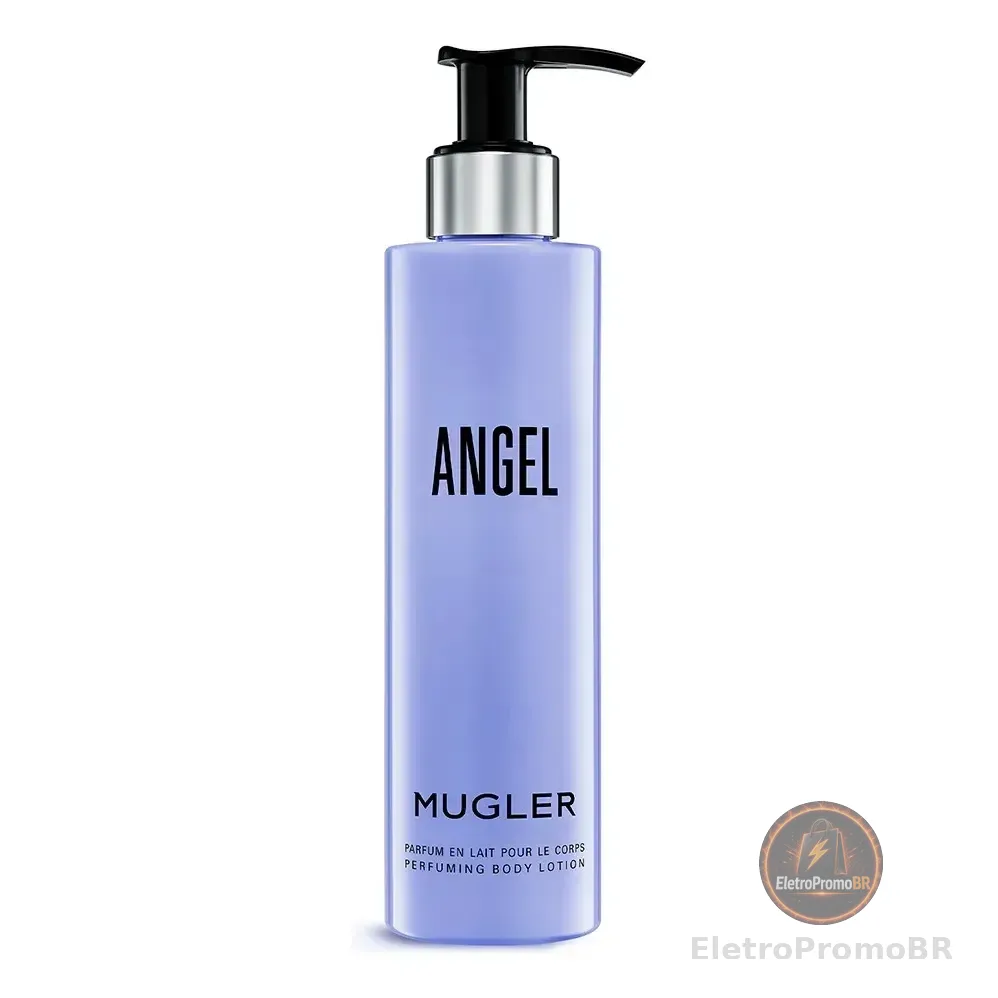 Creme Corporal Perfumado Hidratante De Nutrição Profunda Que Combate O Ressecamento Com Manteiga De Karité, Mugler Angel, 200ml