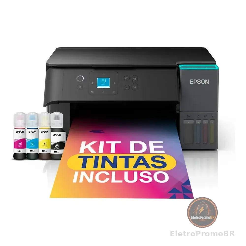 Impressora Multifuncional L4360 Wi-fi Ecotank Epson Preto 127/220v