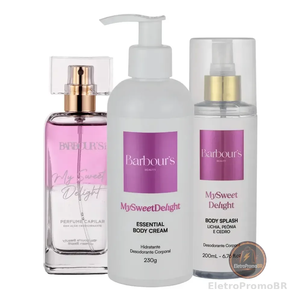 Body Splash Corporal Perfume Capilar My Sweet Delight Barbour's Beauty