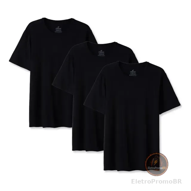 Kit 3 Daily T-shirt Feminino - Gênero Feminino