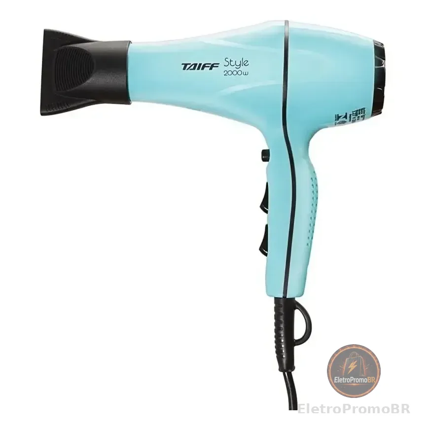 Secador Taiff Style 2000w Motor Ac Azul Tiffany - Cor Azul-tiffany Azul-turquesa 220v