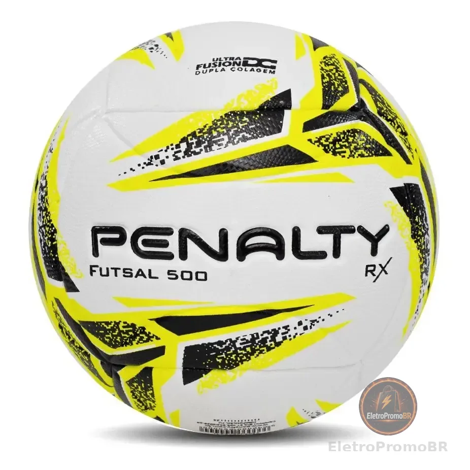 Bola De Futsal Rx 500 Xxiii Cor Branco Amarelo E Preto Penalty Amarelo/branco/preto