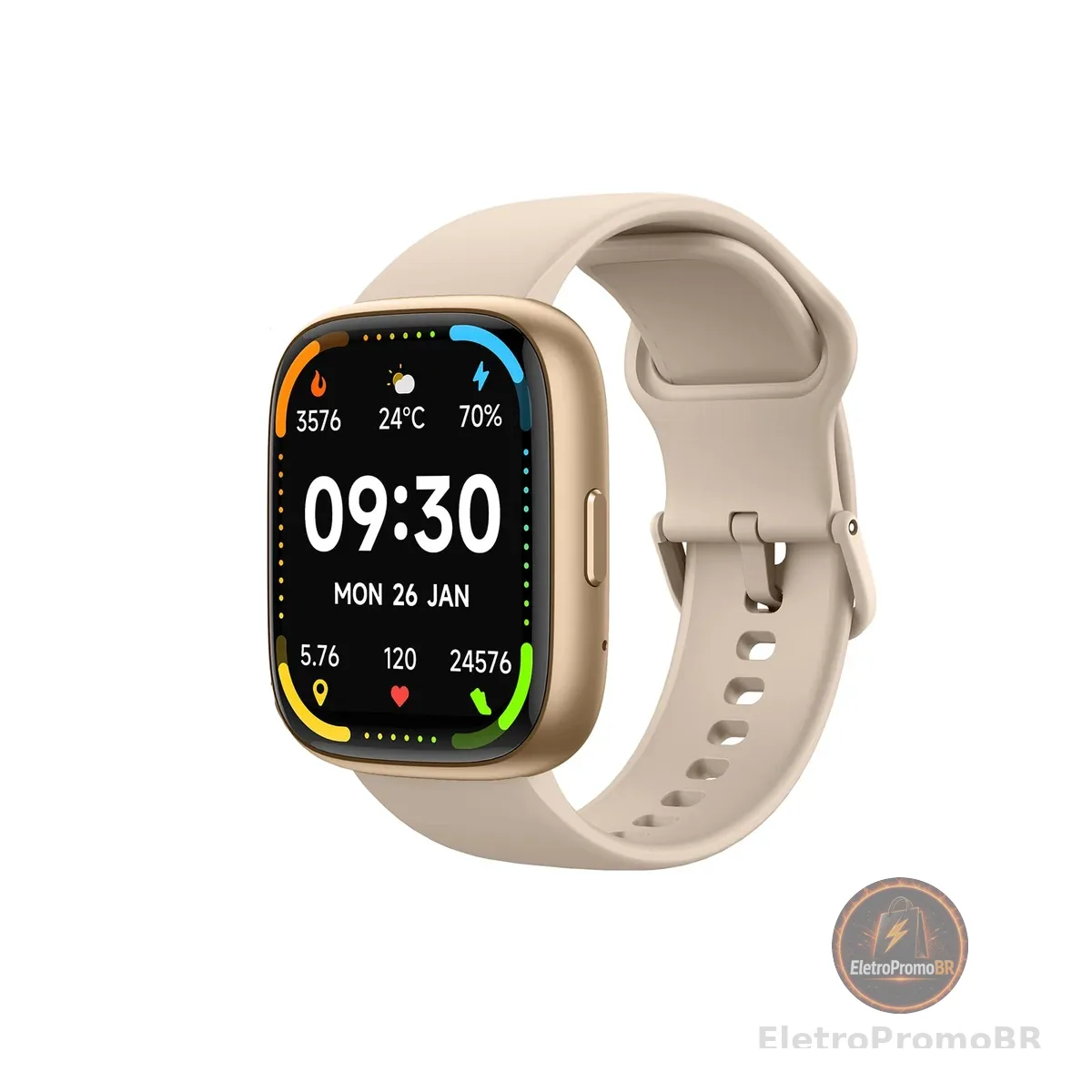 Bettdow SmartWatch, relogio smartwatch com Ecrã tátil e Alexa, à prova d'água IP68, relogio feminino e masculino, com 100+ modo esportivo e recebimento de notificações(rosa)
