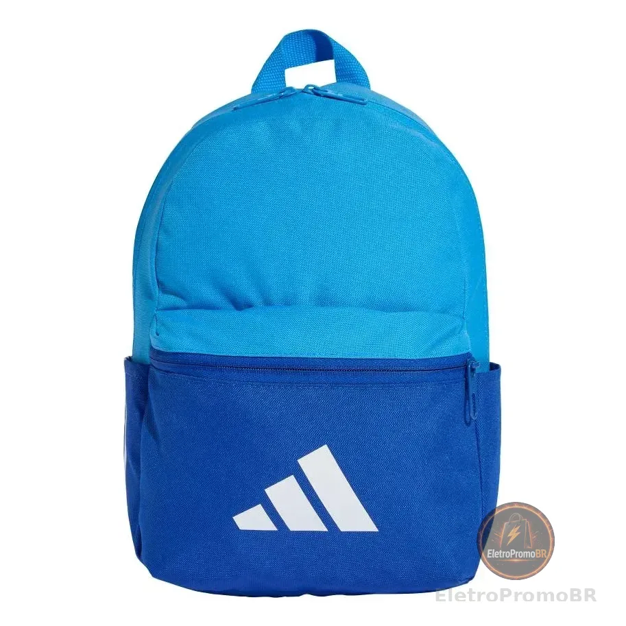 Mochila Logo Infantil adidas Azul