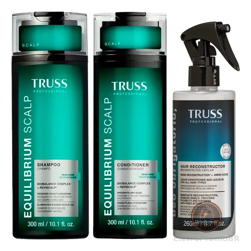 Shampoo/condicionador Truss Equilibrium Scalp Equilibrium Scalp En Garrafa De 860ml