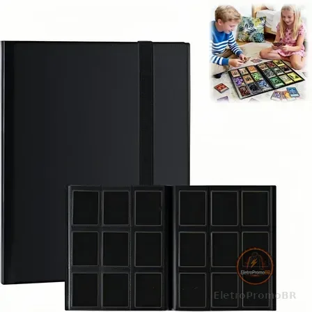 Fichário Álbum Para Cartas Pokémon - 360 Cartas Pasta