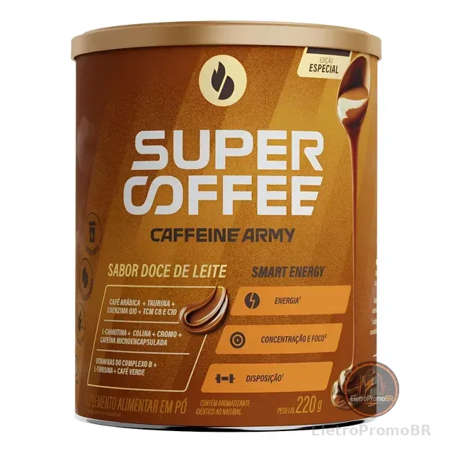 Supercoffee Original Coq10 Taurina Vitamina B12 Cromo 220g