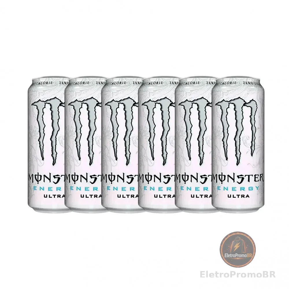 Kit com 6 Energético Monster Ultra Lata 473ml