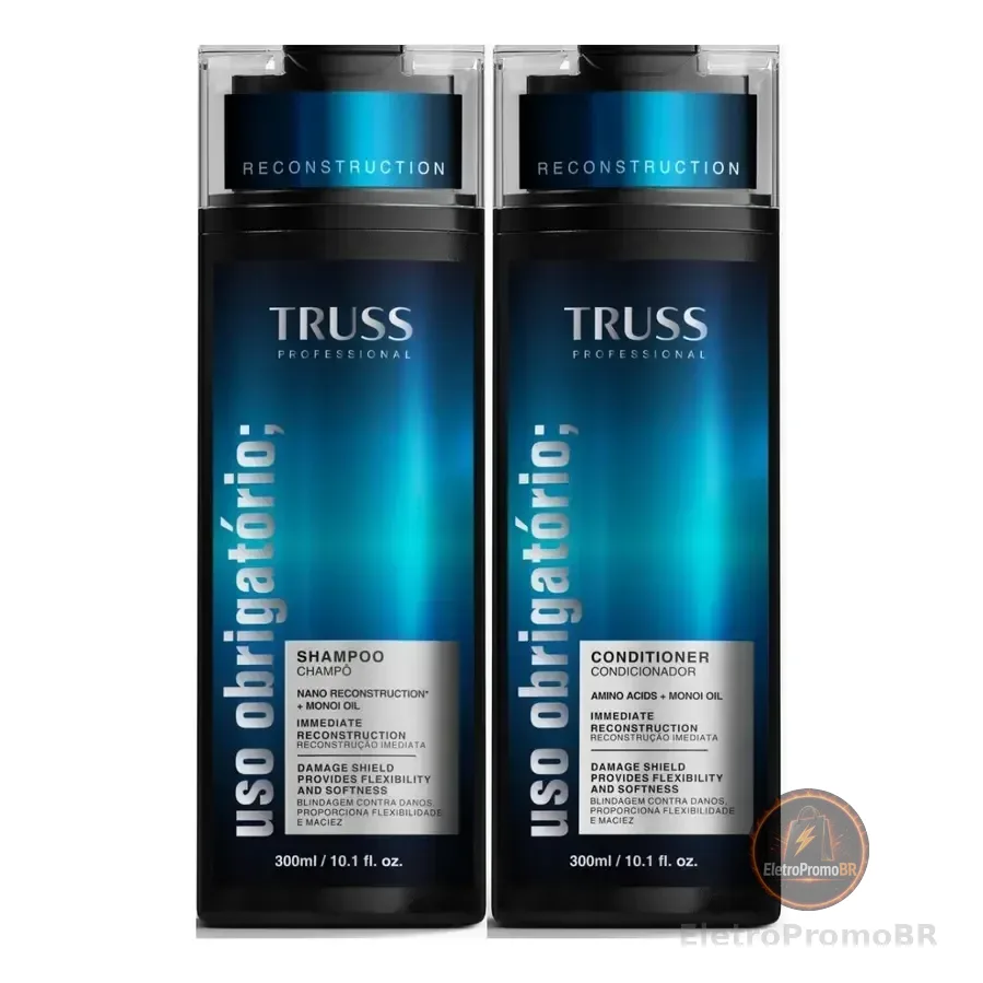 Truss Uso Obrigatório Kit Shampoo Condicionador 300ml