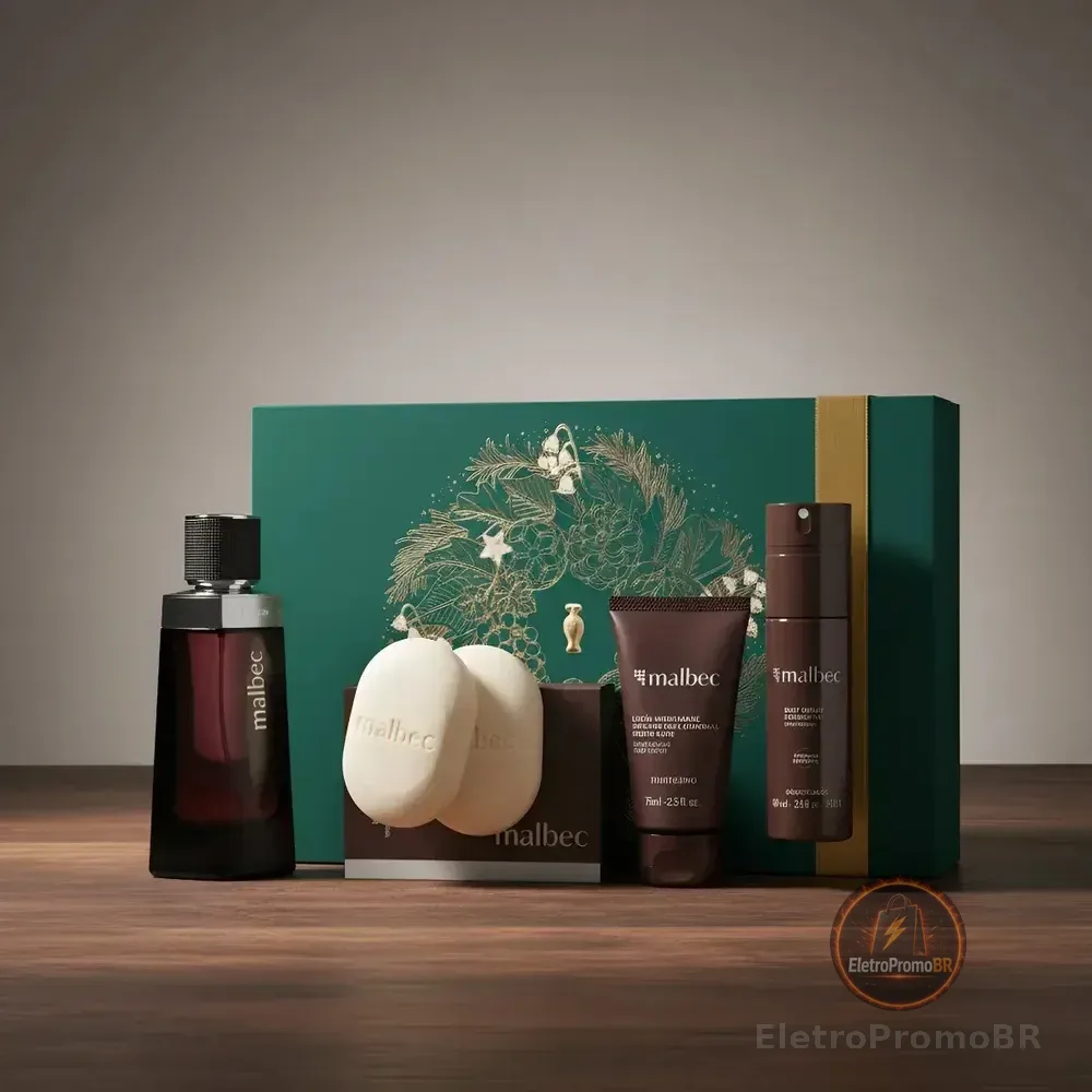 Kit Presente Natal Malbec Boticario Lançamento