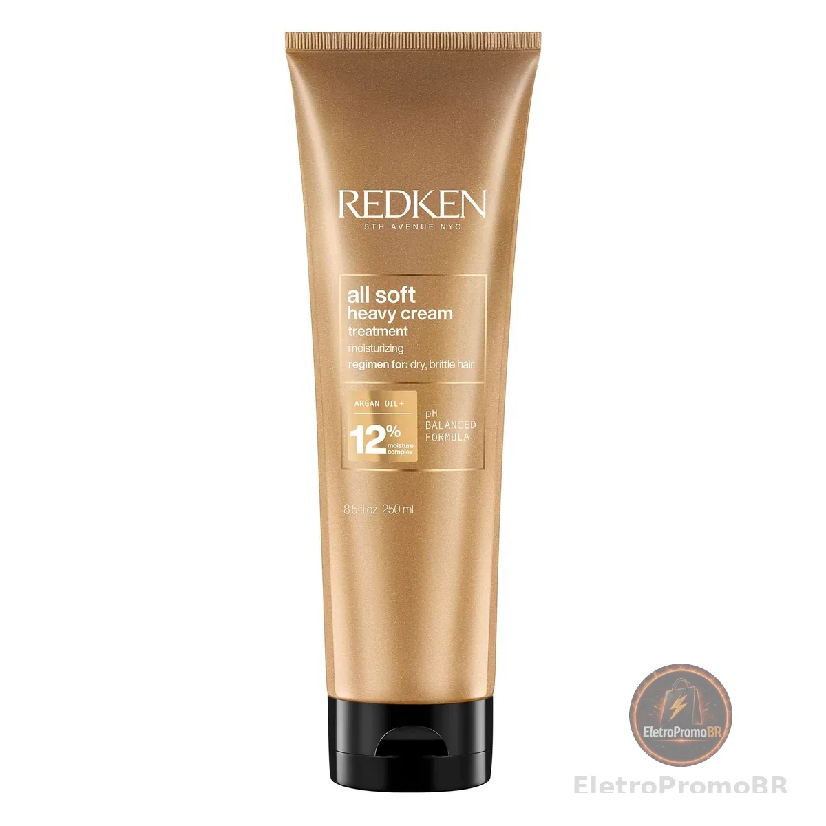 Redken Máscara de Tratamento All Soft Heavy Cream |Tratamento Anti-frizz Para Cabelos Secos e Opacos | Promove Hidratação Profunda | Com Óleo de Argan