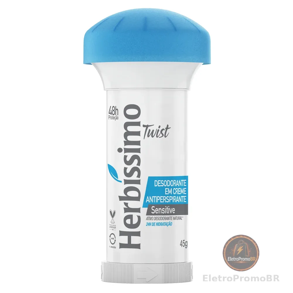 Desodorante Twist Antitranspirante Sensitive Herbissimo 45G