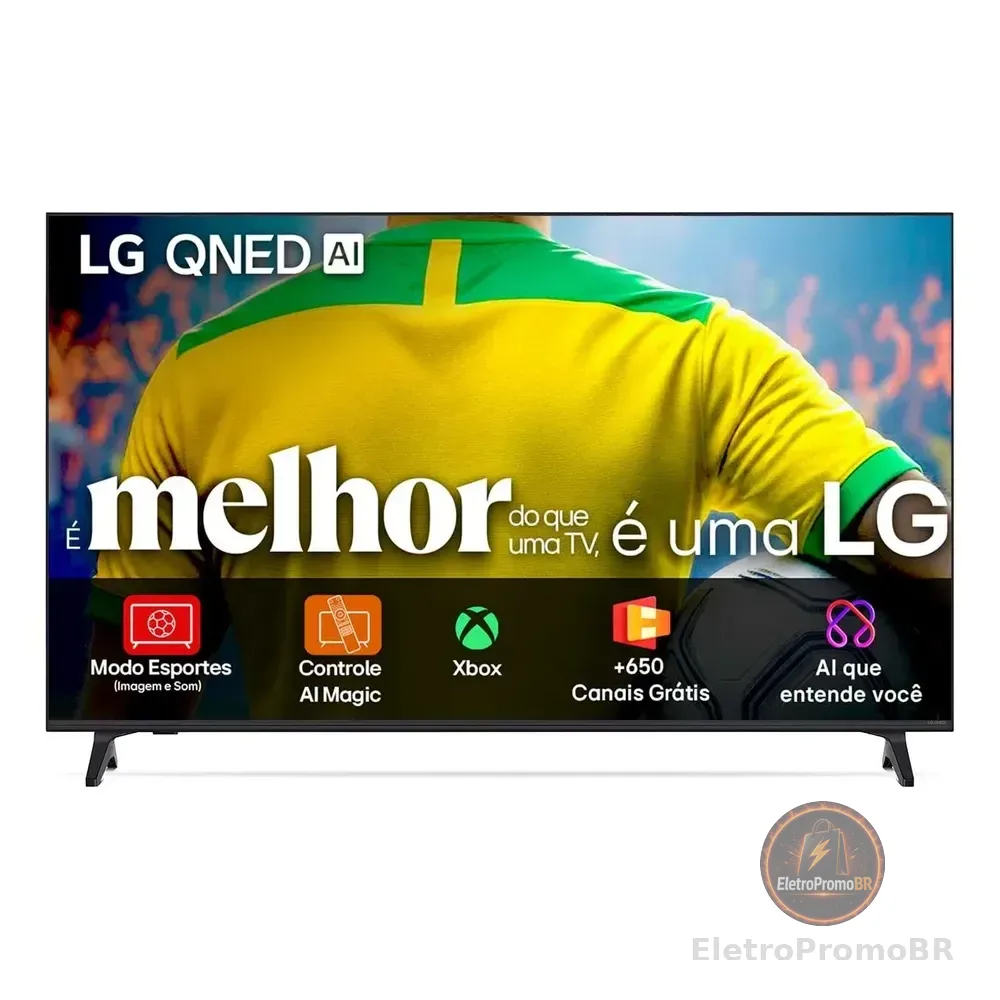 Smart Tv 4k 50" LG Qned73 Portal De Games Processador Ai 7
